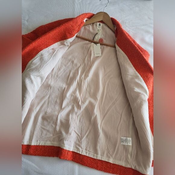 Anthropologie Flawless twill button front blazer jacket - Picture 8 of 9